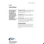 Commercial Loan Amortization Schedule Template example document template 