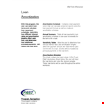 Commercial Loan Amortization Schedule Template example document template