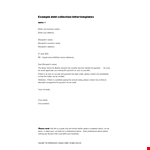 Collection Letter Template: Efficient Business Payment Reminder | Invoice Recipient example document template