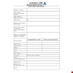 Printable Vendor Registration Form Template example document template