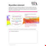 Effective Problem Statement Template | Identify Symptoms & Solve Problems example document template