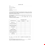 Example Appraisal Letter Template example document template