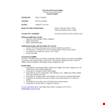 Fitness Consultant Job Description example document template