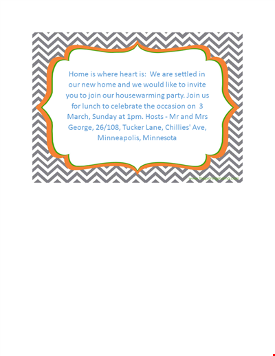 Housewarming Invitation Template - Easy-to-Use & Customizable Designs