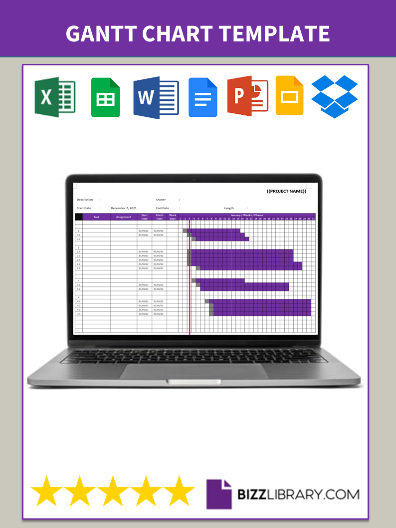 gantt chart template example