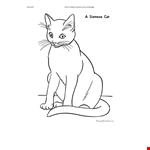Free Printable Cat Coloring Page example document template