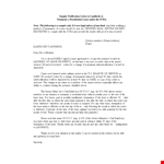 Download Sample Notification Termination Letter to Landlords | Easy Service | Lease Address | Member example document template 