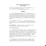 Partnership Agreement Template | Company Agreement Program example document template