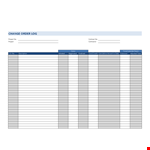 Order Form Template - Create Project Orders and Contracts example document template