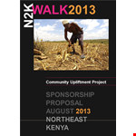 Project Sponsorship Proposal for Water in Wajir and Garissa County example document template