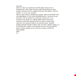 Employee Misbehavior Complaint Letter example document template