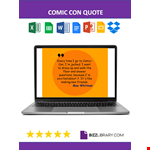 Comic Con Social Post example document template