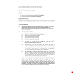Part Time Nanny Contract | Employer and Nanny Agreement | CTR Optimized Title example document template
