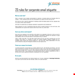 Best Practices for Mobile Email Signature Etiquette example document template