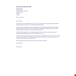 Data Analyst Job Application Email example document template