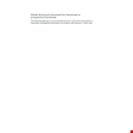 Franchise Agreement | Find the Right Franchise Opportunity example document template