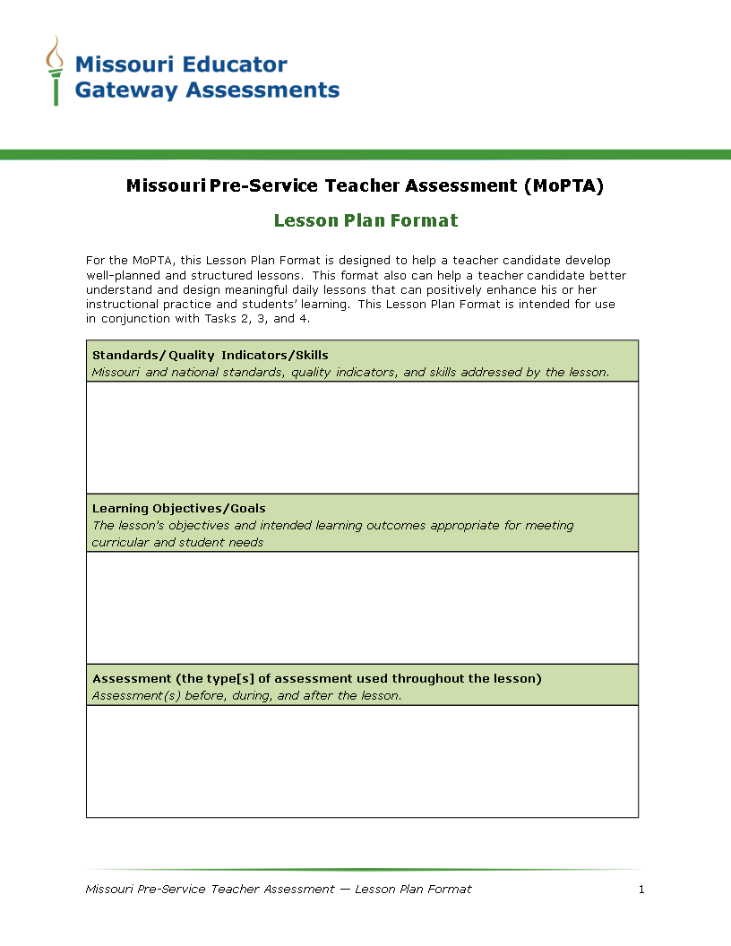 Lesson Plan Format Template Word lesson-plan-format-template-word