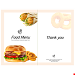 Customizable Menu Templates | Free Designs for Restaurants example document template