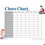 Ultimate Chore Chart Template - Simplify Your Chores example document template