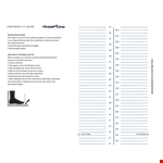 Preschool Shoe Size Chart: Find Printable Sizes Here! example document template