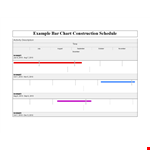 Download Construction Schedule Template for Easy Activity Planning example document template