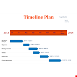 Country Targeting Timeline Plan Template example document template