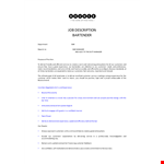 Bartender Supervisor Job Description - Manager of Service for Customers example document template