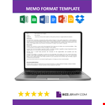 Memo Format example document template