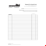Request For Quote - Get a Competitive Quote for Your Business | CityLightsVA example document template