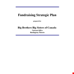 Sample Fundraising Strategic Plan - Support | Fundraising Agency | National Agencies example document template