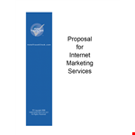 Internet Marketing Proposal Template example document template