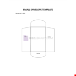 Small Envelope Template example document template 