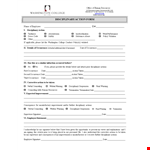 Document, Review and Take Action with our Disciplinary Action Form example document template