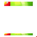 Create Professional Letterheads | Customizable Templates example document template