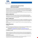 Accepting Job Offer After Negotiating Salary example document template 