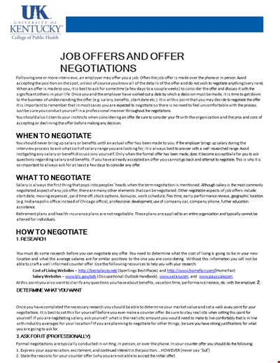 Accepting Job Offer After Negotiating Salary