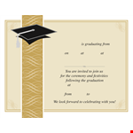Customize and Celebrate with Graduation Invitation Templates | Get the Perfect Design example document template