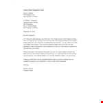 Contract Work Resignation Letter example document template