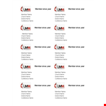 Membership Card Design Template for Church Members | United Methodist example document template 