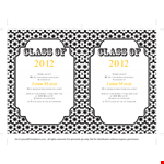 Customize Your Classy Graduation Invitation Templates for an Unforgettable Afternoon example document template