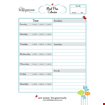 Easy Meal Planning Guide | Save Time and Money Today example document template