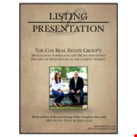 Real Estate Listing Presentation Template | Create Impressive Estate Presentations example document template