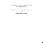 Goal Statement Six Sigma Example example document template 