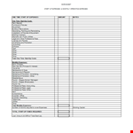 Excel New Business Budget Template example document template