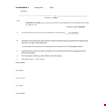 Contract Amendment Clause - Modify Agreements example document template