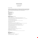 Restaurant Store Manager Resume example document template