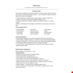 It Technical Recruiter Resume example document template