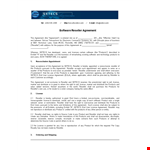 Software Reseller Agreement Template - Create a Profitable Agreement for Reselling Software | SETECS example document template