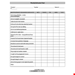 Printable Classroom Behavior Chart example document template