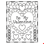 Free Printable Valentine's Day Coloring Page | Coloring Castle example document template 